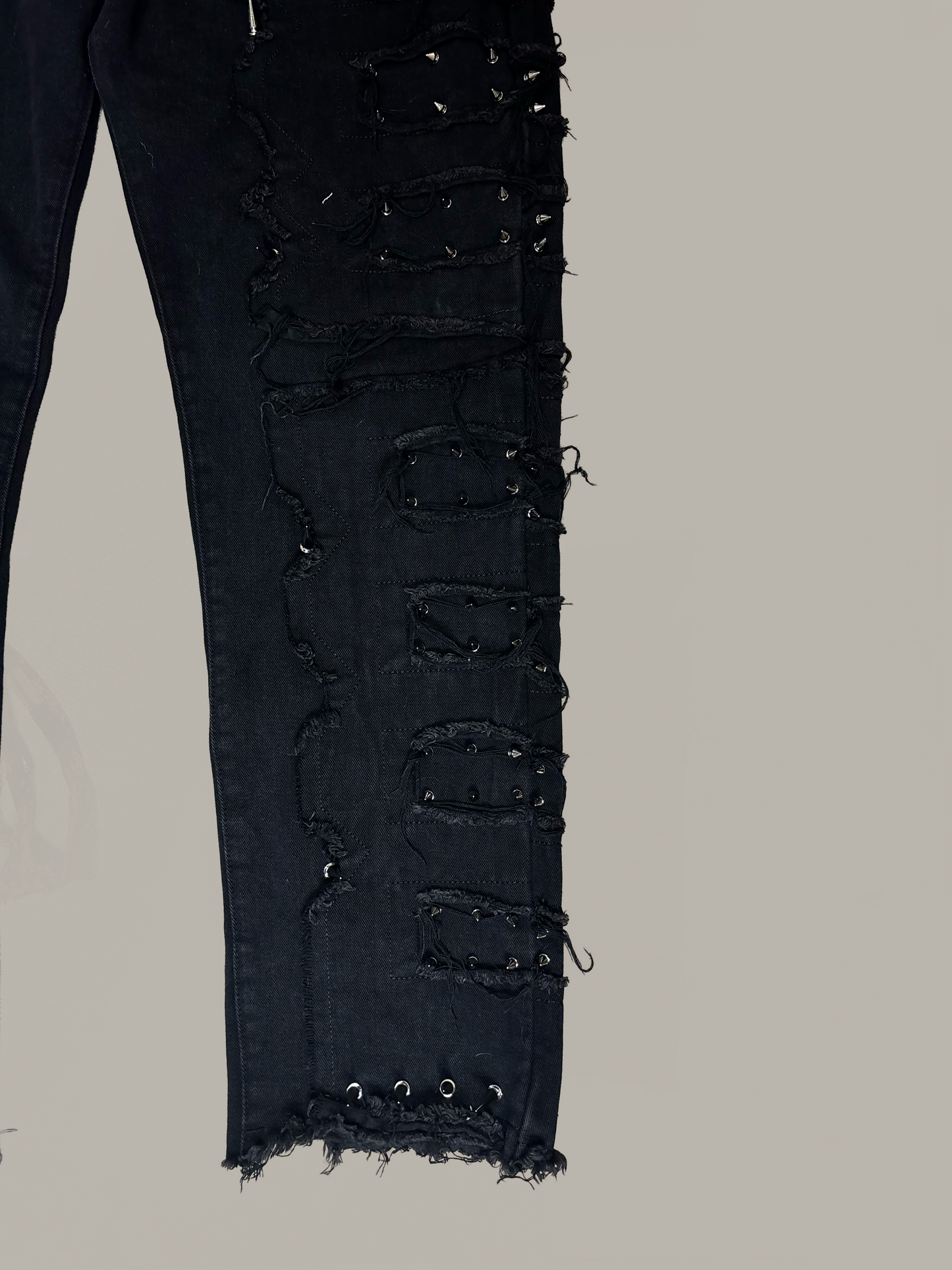 RT Reworked Spiked Denim — Size 42