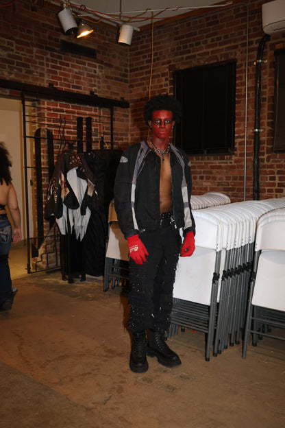 RT Reworked Spiked Denim — Size 42