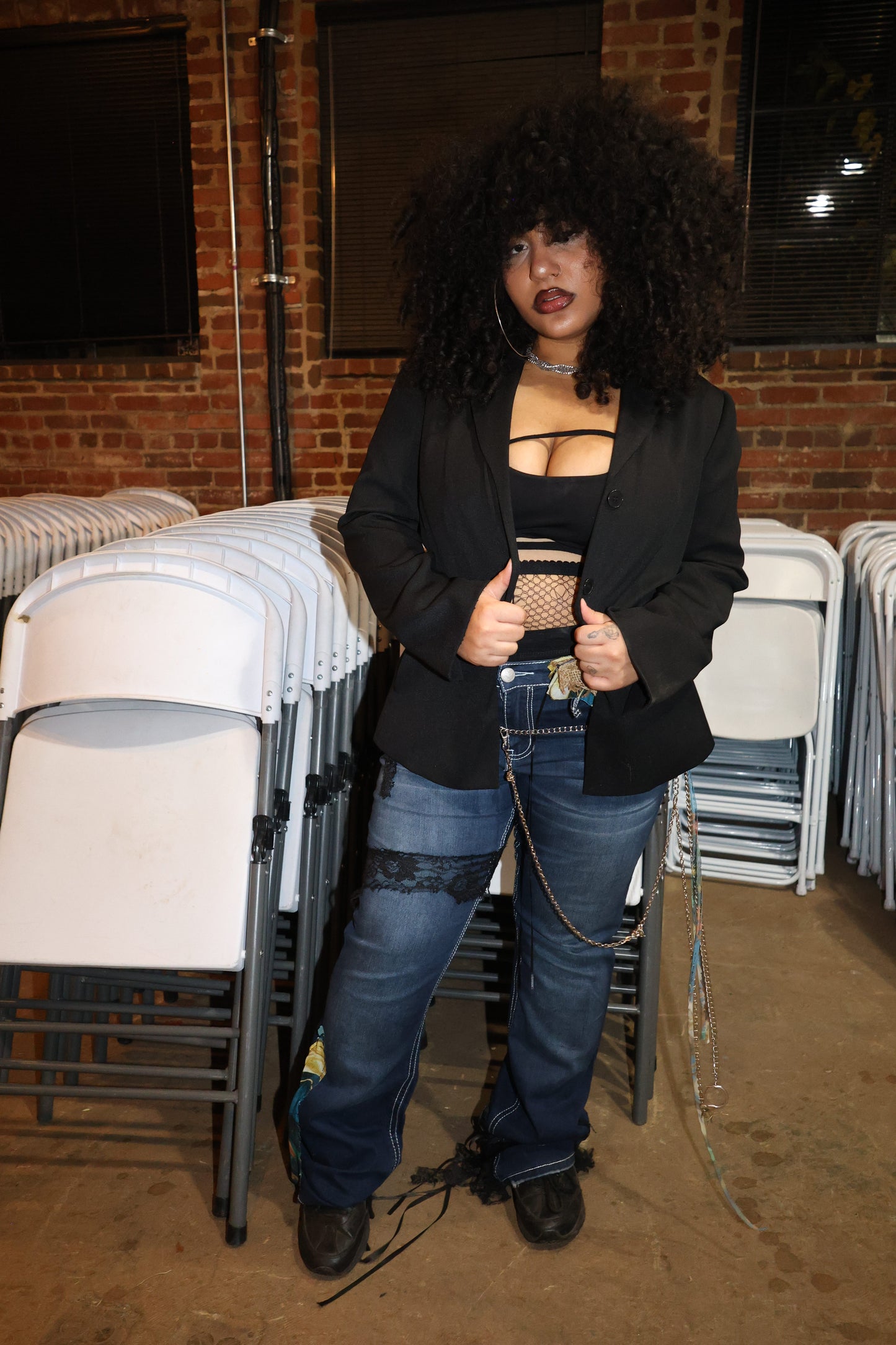 RT Reworked Patchwork Denim — Size 14 (Unisex)