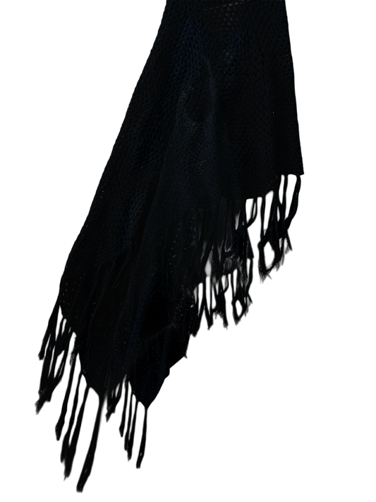 RT Fringe Knit Slash Top — OSFA