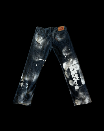 RT Airbrushed Cross Denim — 30W x 32L