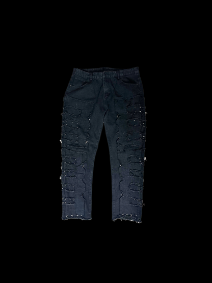 RT Reworked Spiked Denim — Size 42