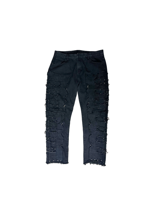 RT Reworked Spiked Denim — Size 42