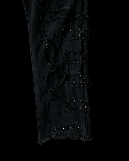 RT Reworked Spiked Denim — Size 42